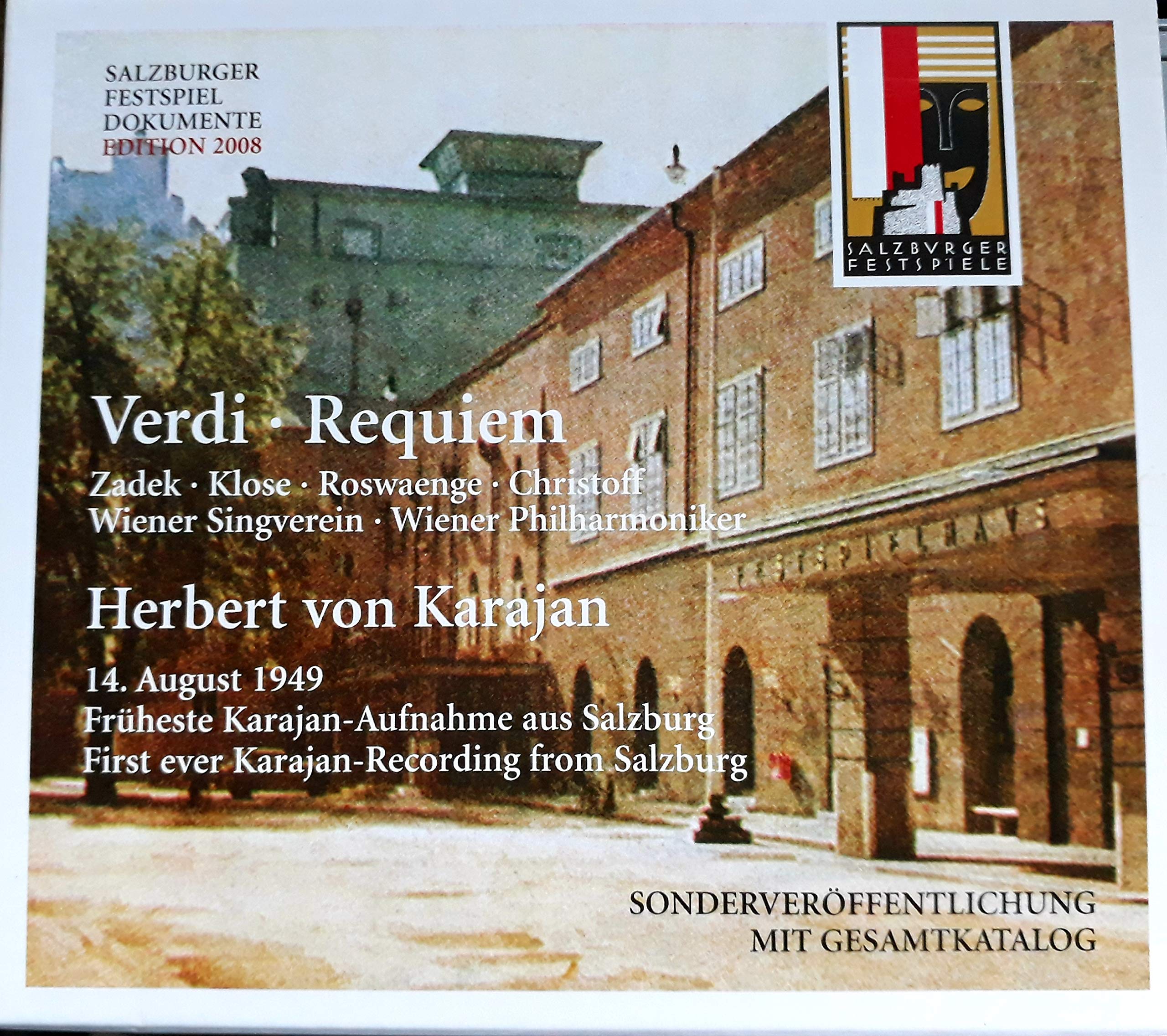 Requiem 2cd/Salzburger Festspieldokument 2008 Classical