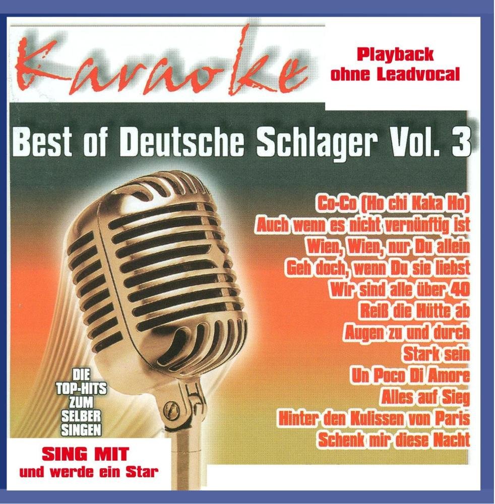 Best of deutsche Schlager Vol.3 - Karaoke Music