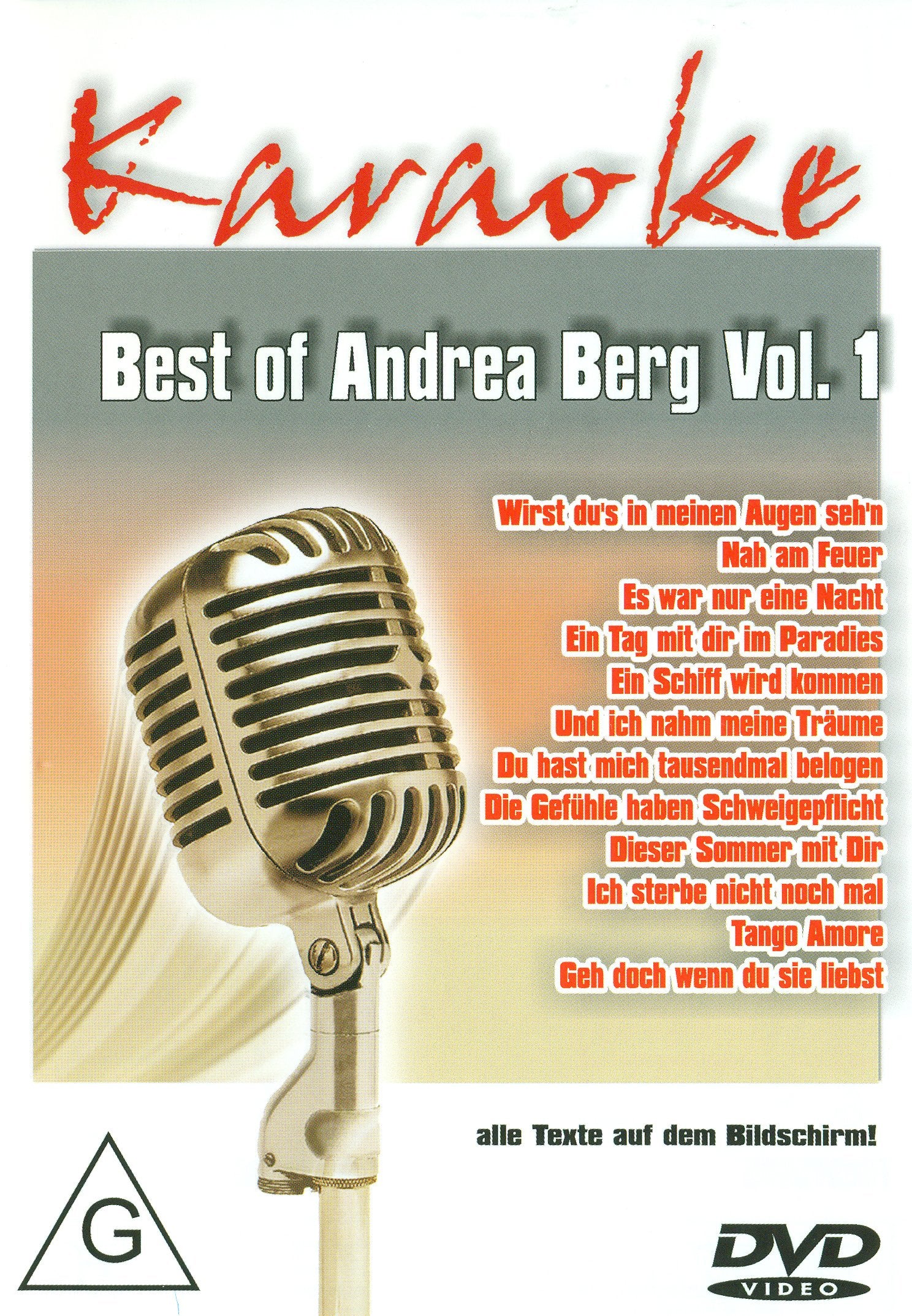Karaoke - Best of Andrea Berg Vol. 1 Films