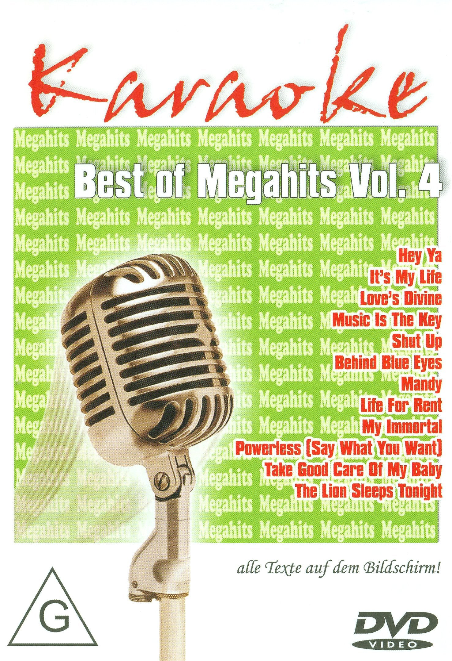 Karaoke - Best of Megahits Vol. 4 Music