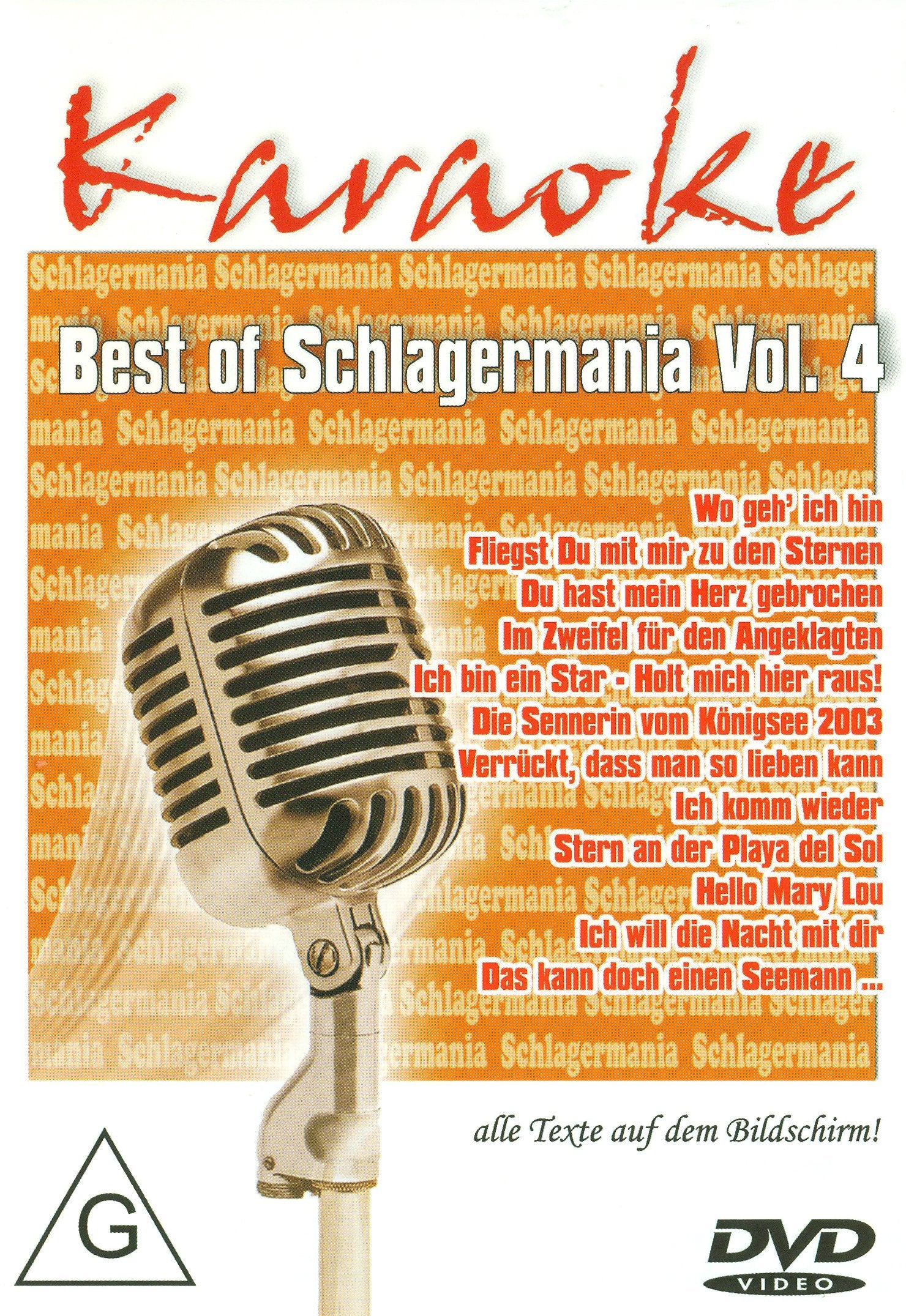 Karaoke - Best of Schlagermania Vol. 4 Music