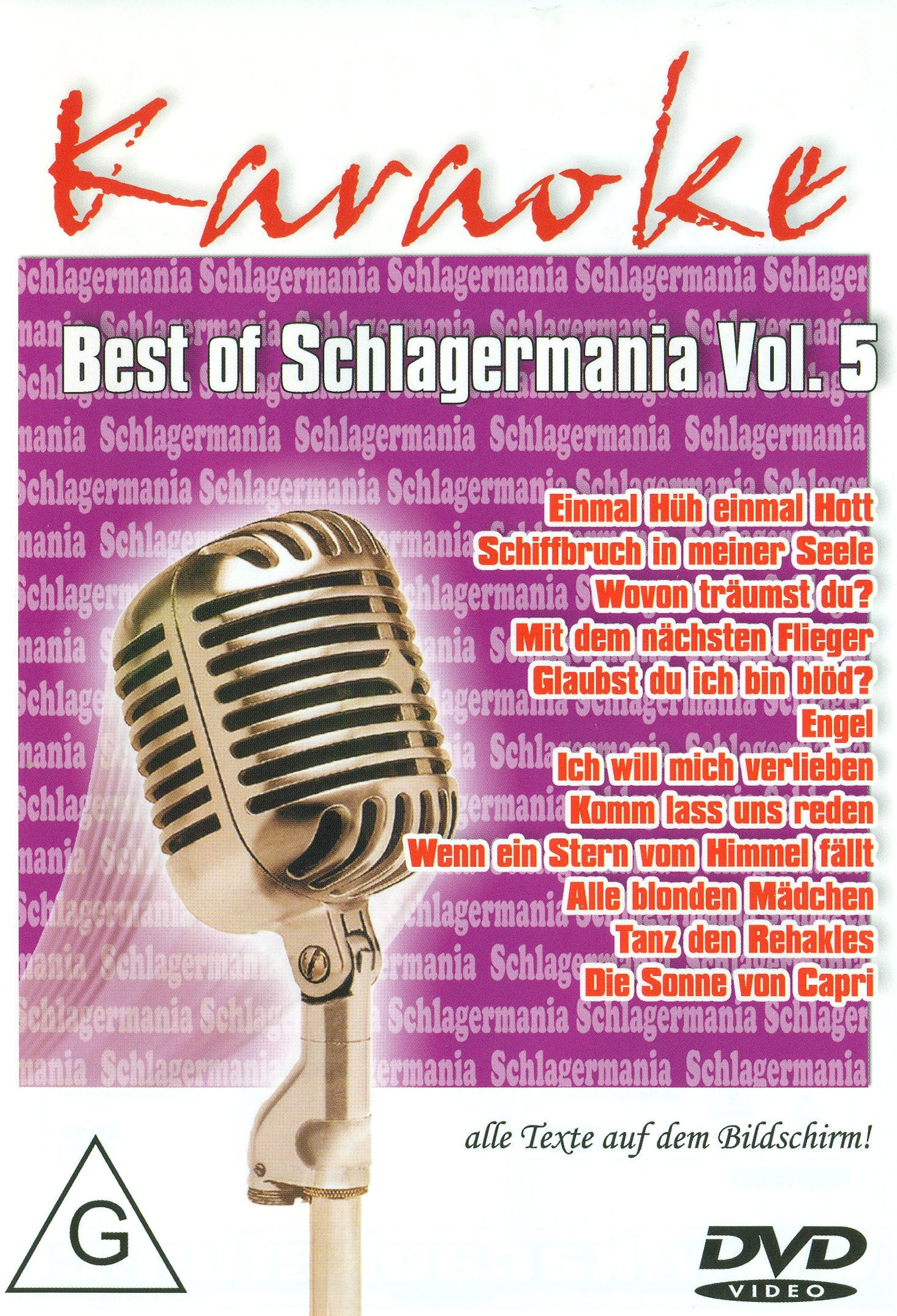 Karaoke - Best of Schlagermania Vol. 5 Music