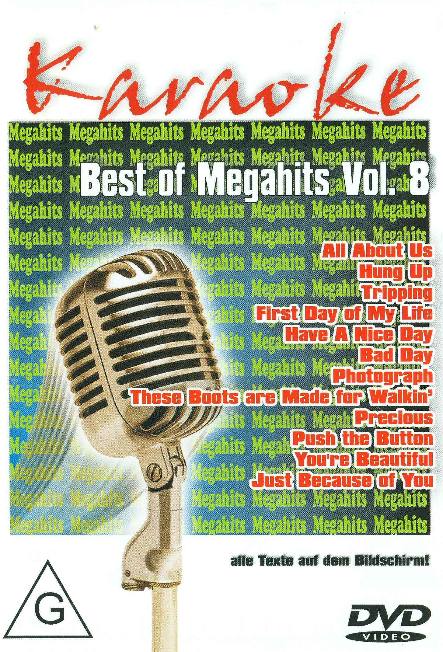Karaoke - Best of Megahits Vol. 8 Music