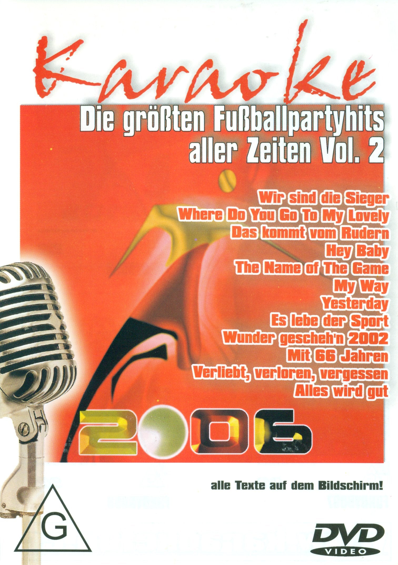 Karaoke - Die größten Fußballpartyhits...Vol. 2 Films