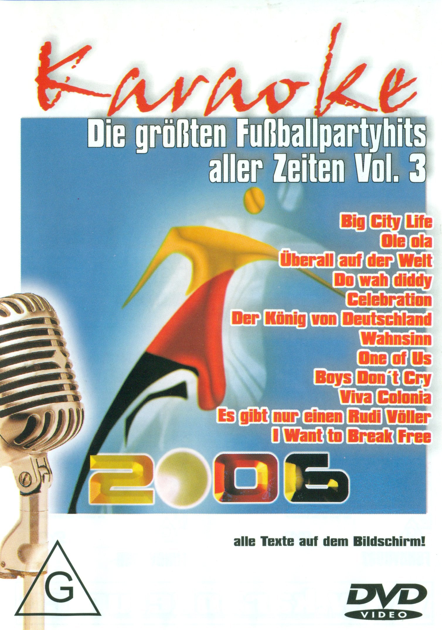 Karaoke - Die größten Fußballpartyhits...Vol. 3 Films