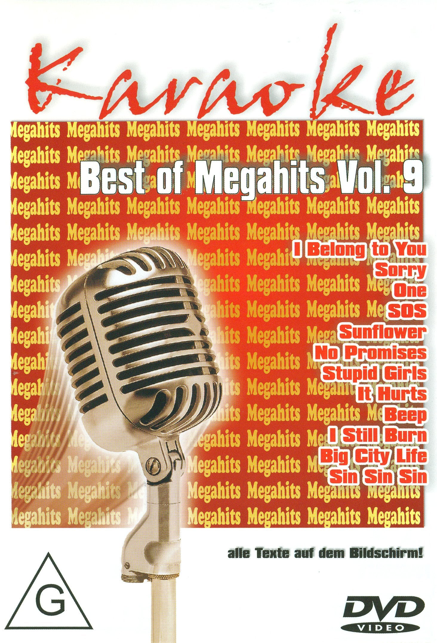Karaoke - Best of Megahits Vol. 9 Music