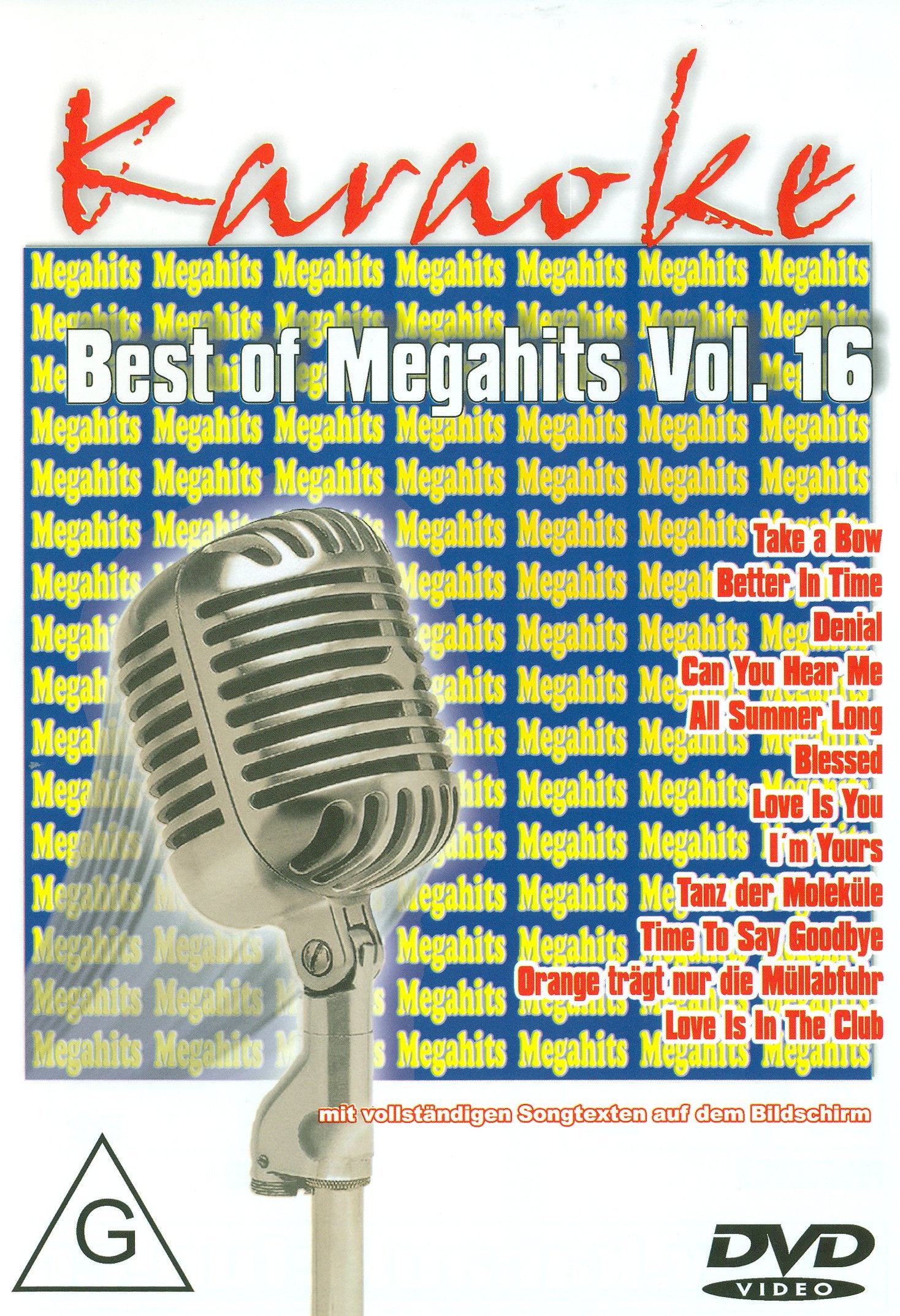 Karaoke - Best of Megahits Vol. 16 Films