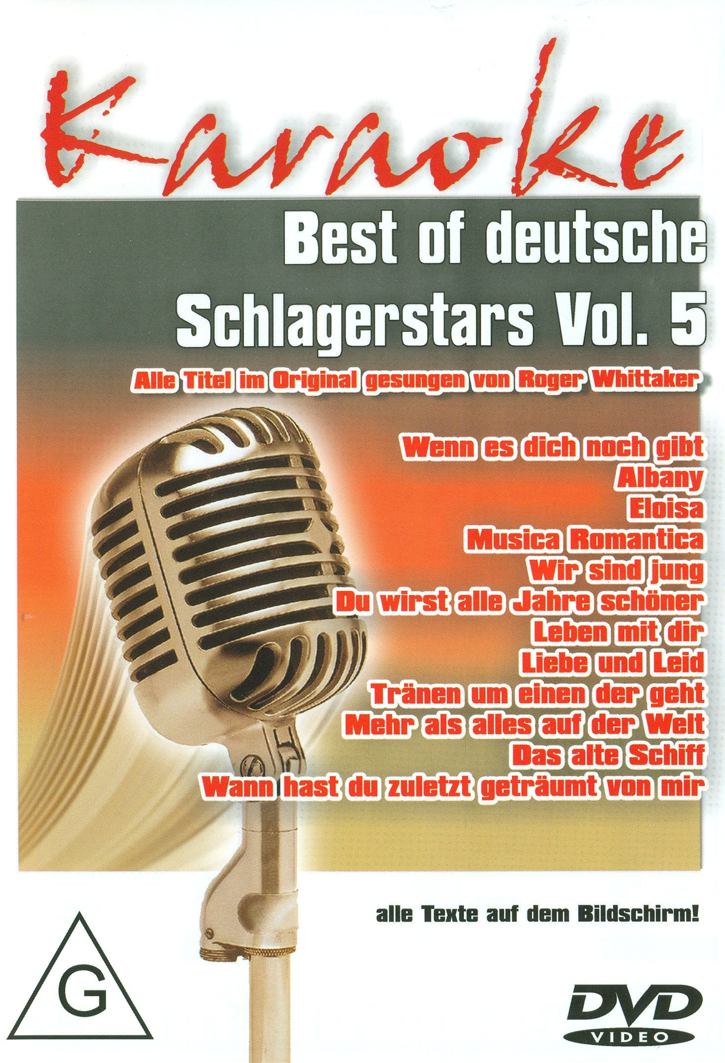 Karaoke - Best of deutsche Schlagerstars Vol. 5 Films