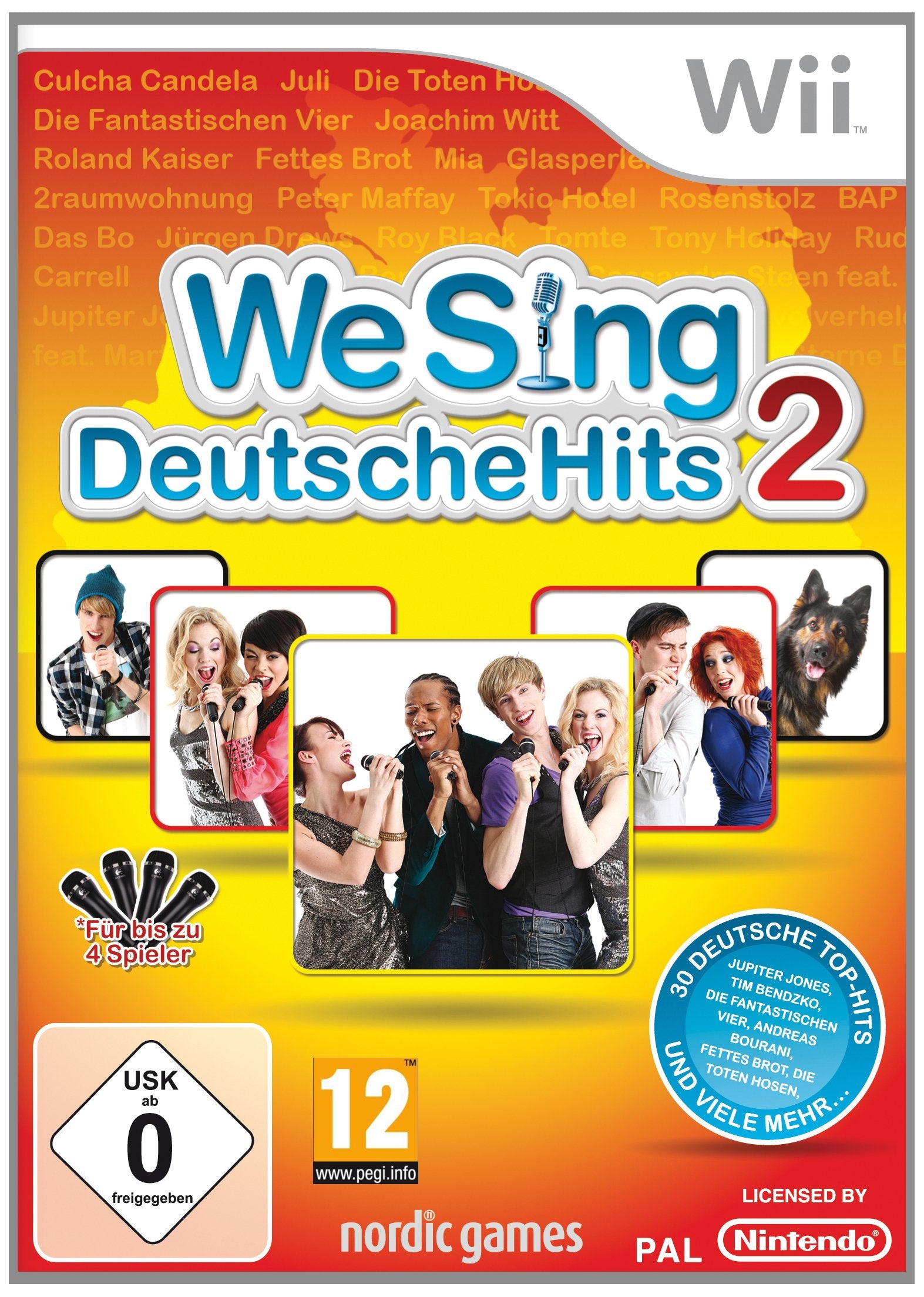 We Sing - Deutsche Hits 2 + 2 Mikros - Wii