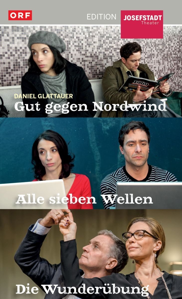 Daniel Glattauer Set: Gut gegen Nordwind, Alle sieben Wellen, Die Wunderübung Films