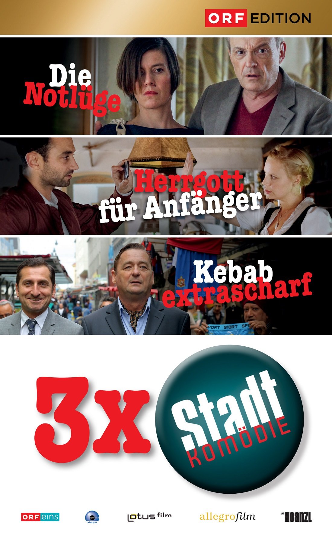 Stadtkomödien-Set 1: Die Notlüge / Herrgott für Anfänger / Kebab extrascharf! dvd