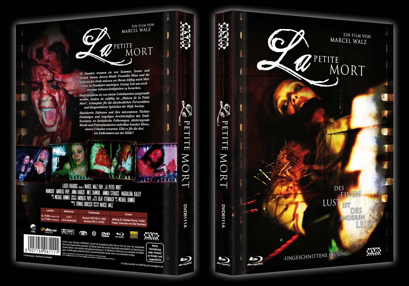 LA PETITE MORT - Directors Cut (DVD+Blu-Ray) - Mediabook - Uncut limitiert auf 500 Stück Films