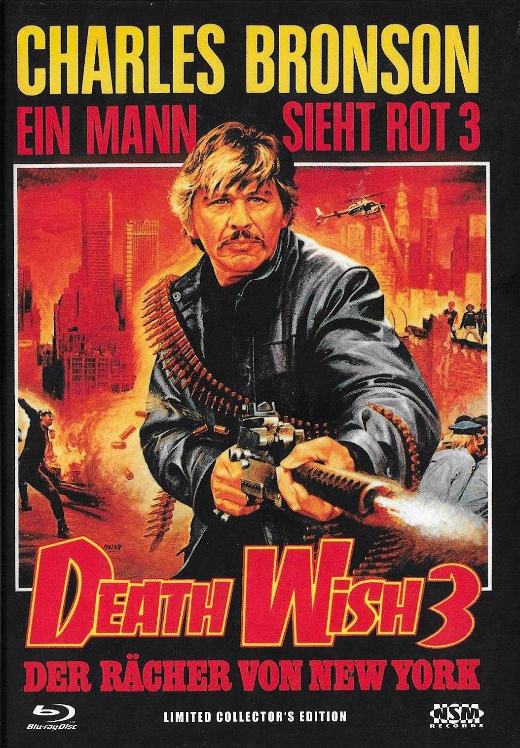 Death Wish 3 - Limited Unrated Mediabook Edition A (nur 888 Stk) - DVD - Blu-ray Movies