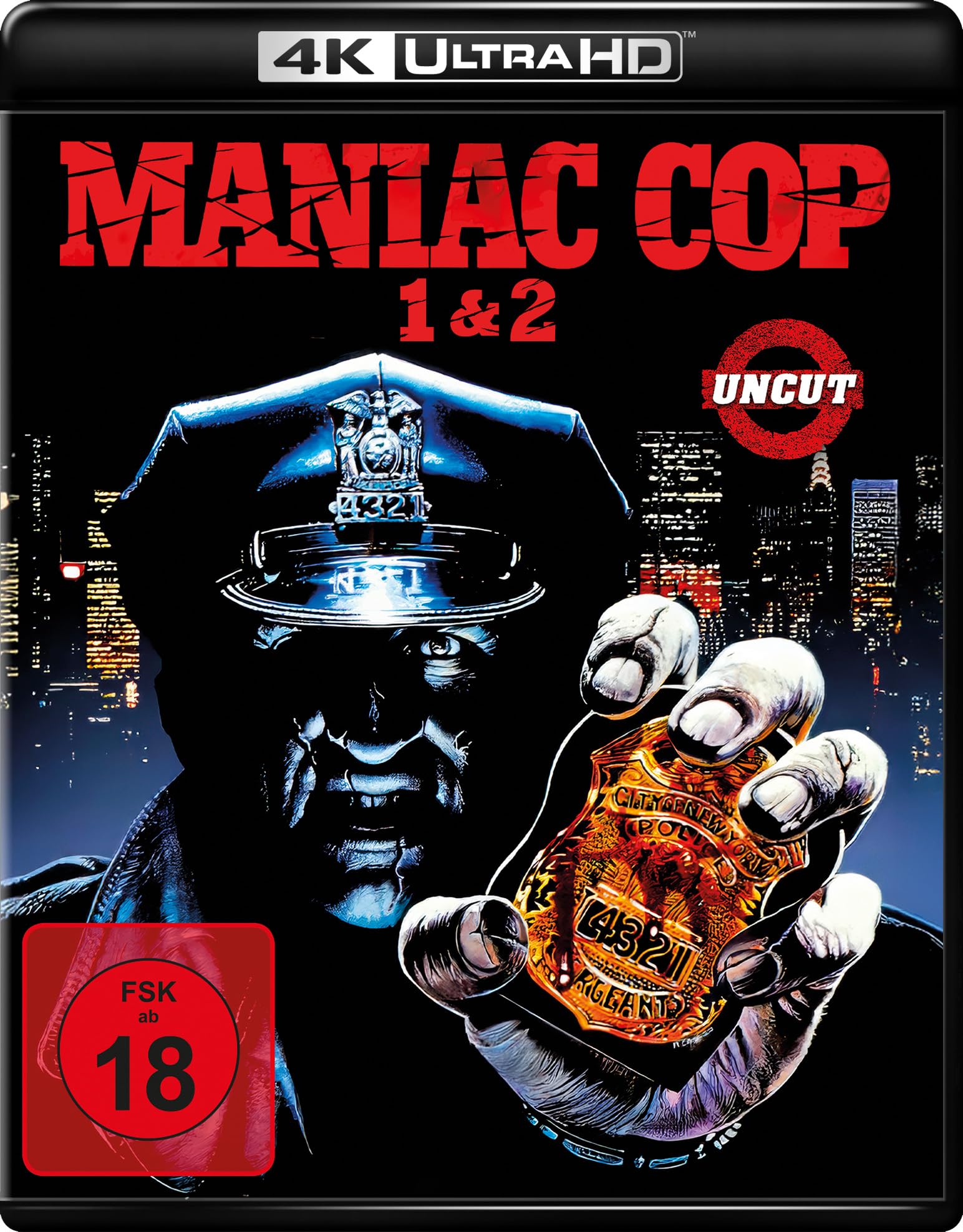 Maniac Cop 1 & 2 (uncut) (4K Ultra HD) (+ Blu-ray) Films