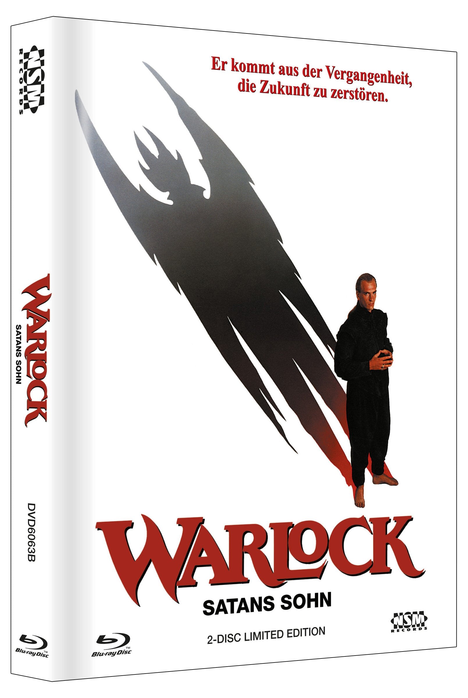 Warlock : Satans Sohn - Uncut (DVD+Blu-Ray) auf 666 limitiertes Mediabook Cover B Films