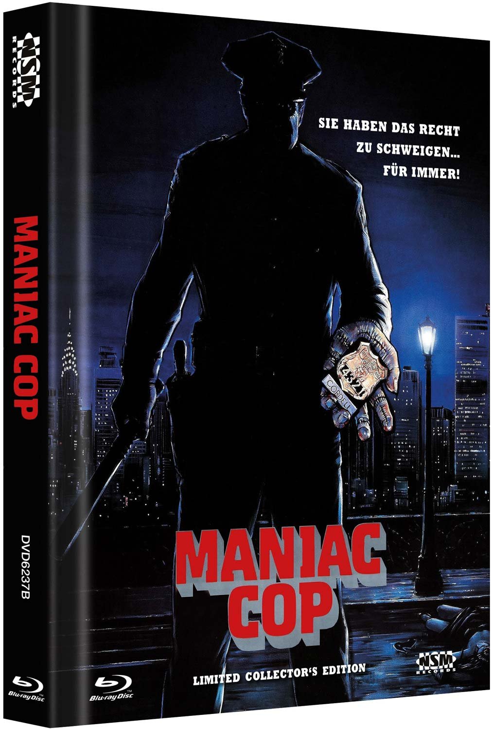 Maniac Cop - uncut auf 666 limitiertes Mediabook Cover B Movies