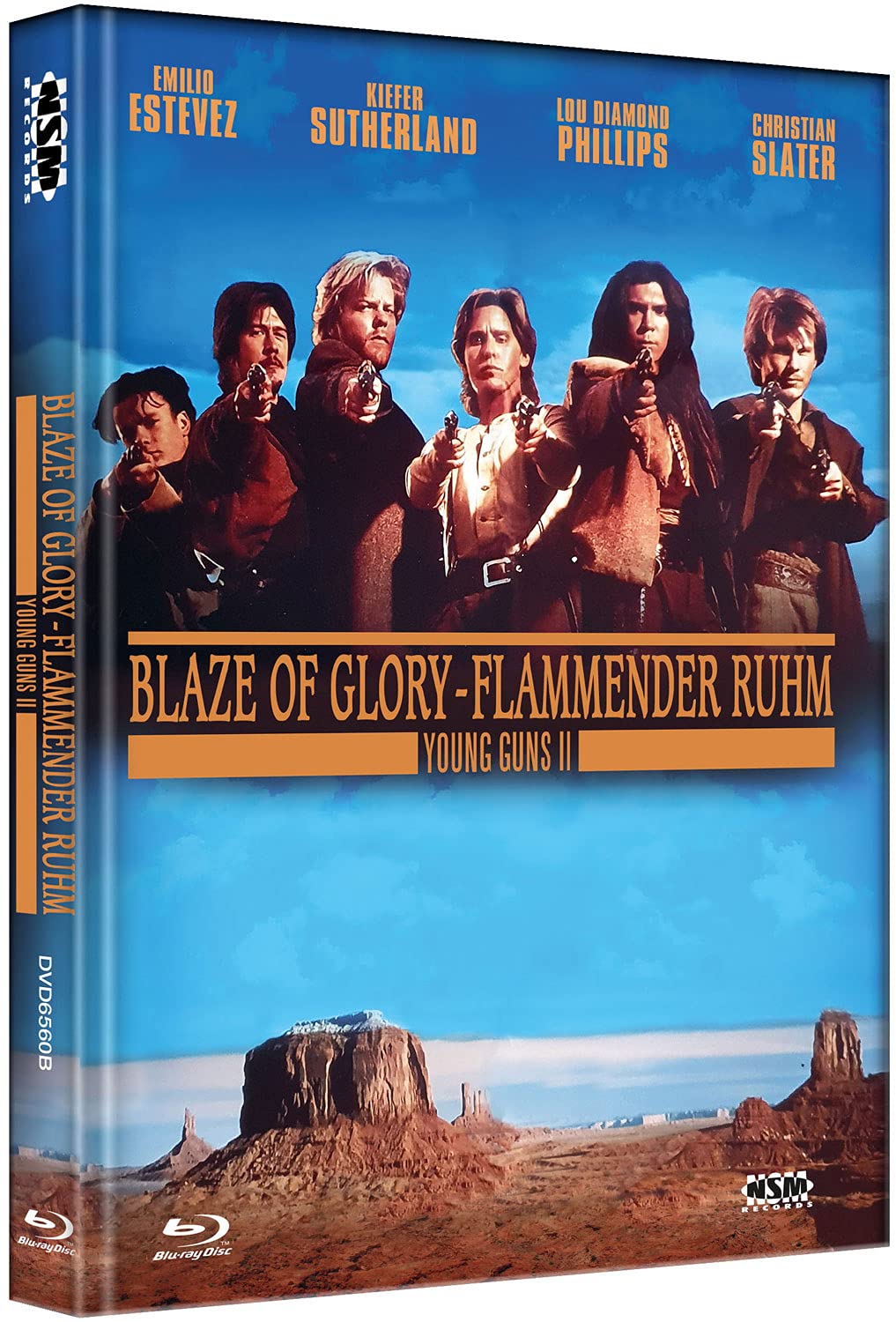 Young Guns 2 - Blaze of Glory - uncut - limitiertes Mediabook Cover B Movies