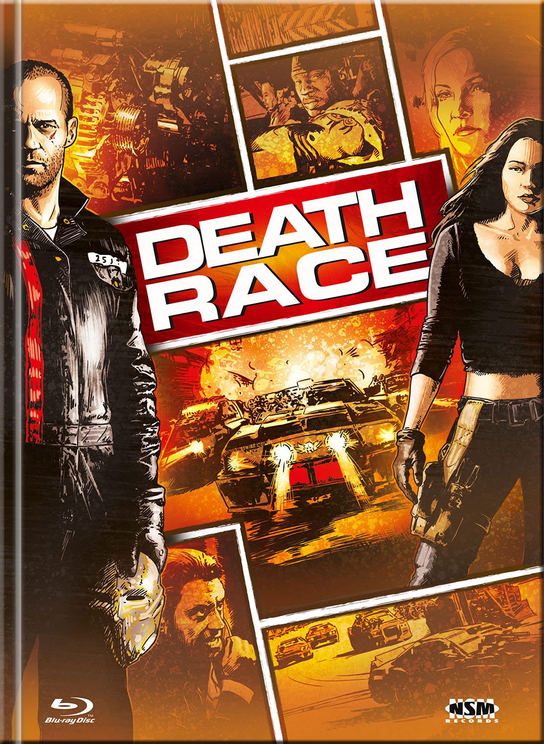 Death Race - Mediabook - Cover B - Limited Edition auf 250 Stück - Extended Version (+ DVD) Movies