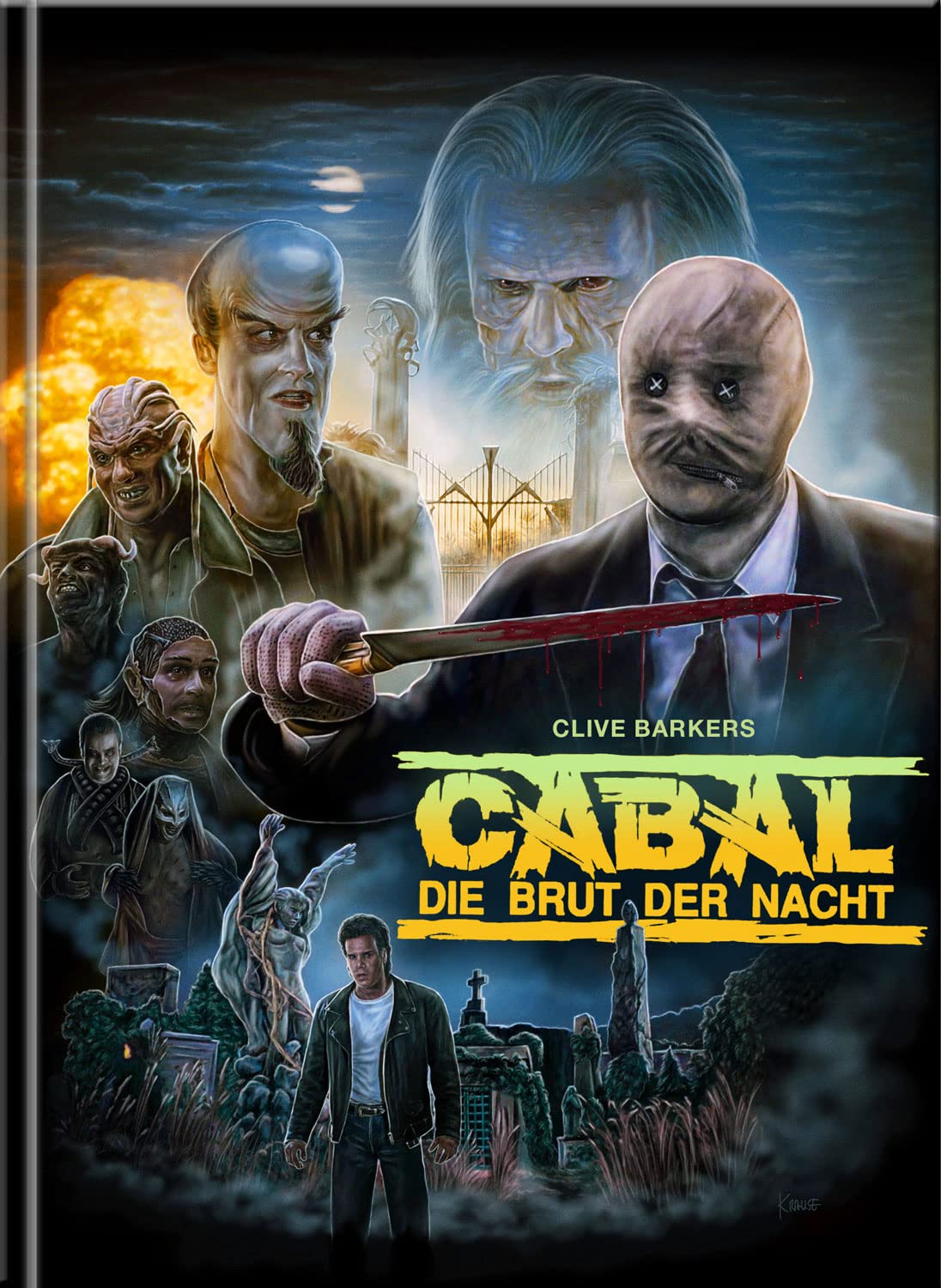 Cabal - Die Brut der Nacht - Nightbreed - uncut - Kinofassung & Dir. Cut limitiertes Mediabook Cover B Films