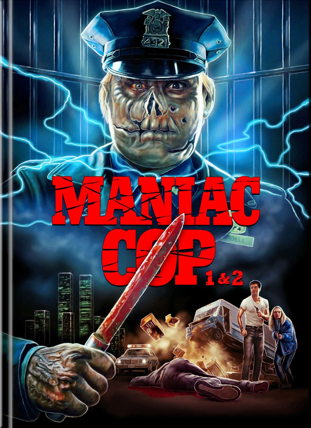 Maniac Cop 1 & 2 Cover B - Mediabook - uncut Films