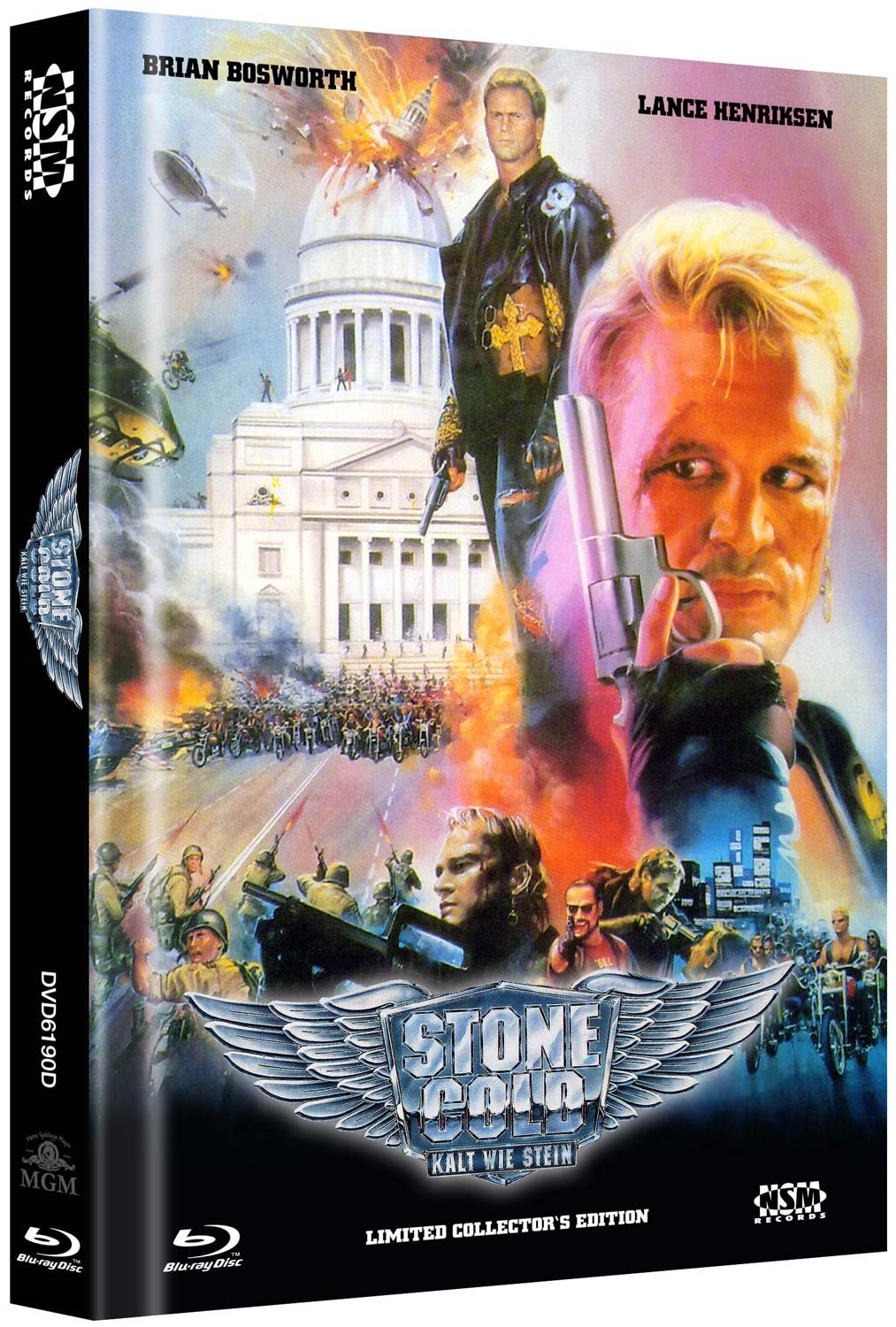 Stone Cold - Kalt wie Stein inkl Bonus DVD Stone Cold 2 - uncut (Blu-Ray+ 2DVD) auf 250 limitiertes Mediabook Cover D Movies