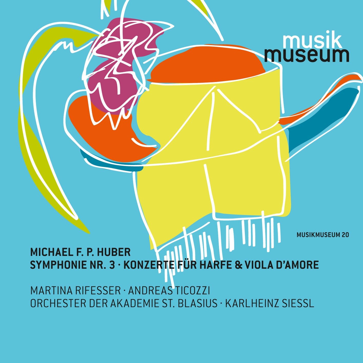 Huber: Orchesterwerke Op.50-52 - Harfenkonzert / Symphonie Nr. 3 / Konzert für Viola d amore und Orchester Classical