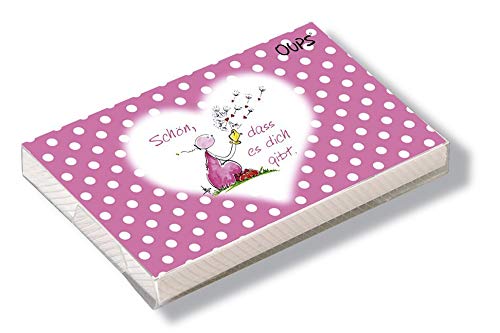 Hörtenhuber, K: Oups Kärtchenbox rosa - Schön, dass es dich book