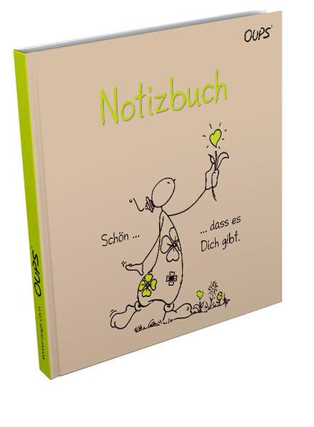 Oups Notizbuch Natur Grün: Schön...dass es Dich gibt. Manga