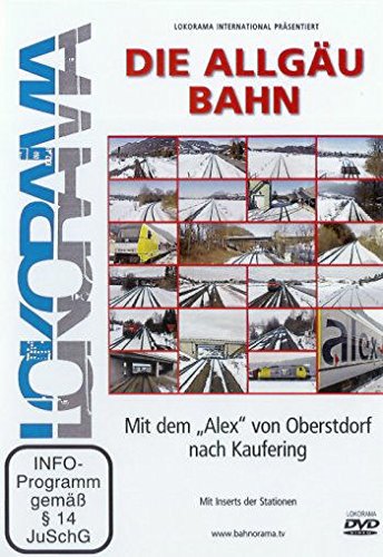 Im Führerstand. Die Allgäubahn. Mit dem "Alex" von Oberstdorf nach Kaufering, 1 DVD-Video Films