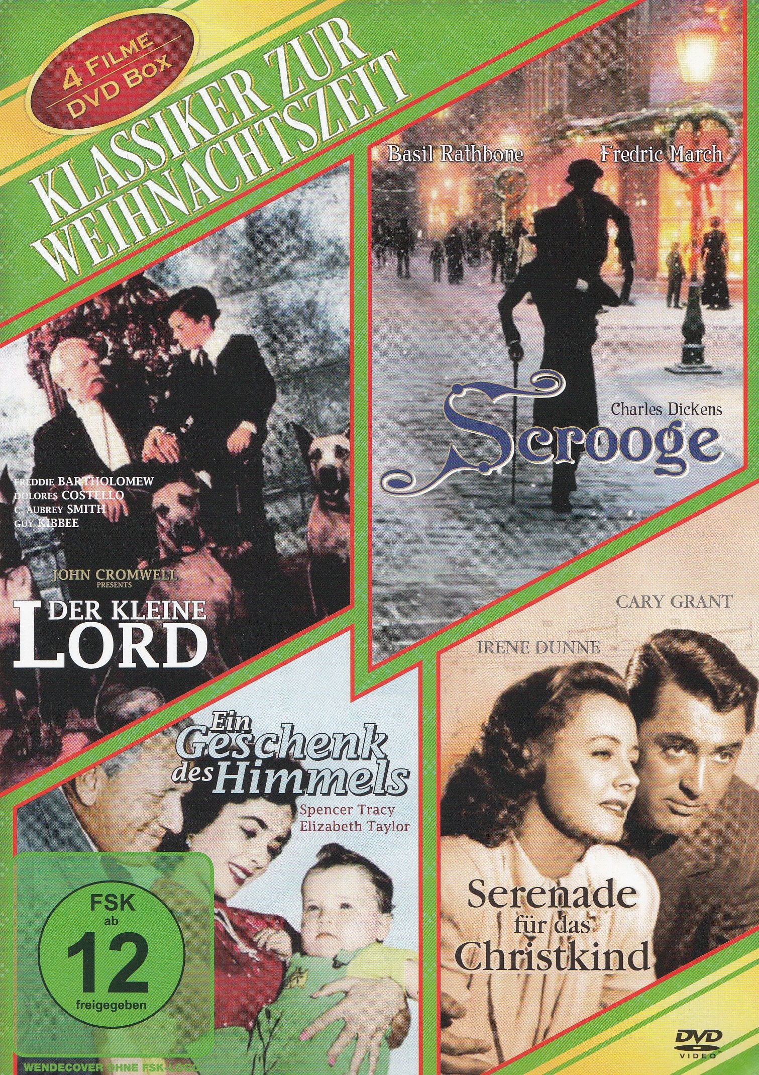 Klassiker zur Weihnachtszeit : Der kleine Lord - Ein Geschenk des Himmels - Serenade für das Christkind - Scrooge (Die Nacht vor Weihnachten) Movies