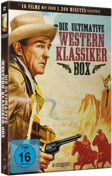 16 Klassiker - Die ultimative 50er Jahre Western 8 DVD Box Limited Edition .. mit Randolph Scott, John Wayne, Roy Rogers, Jim Davis, Joel McCrea u.v.a. Movies