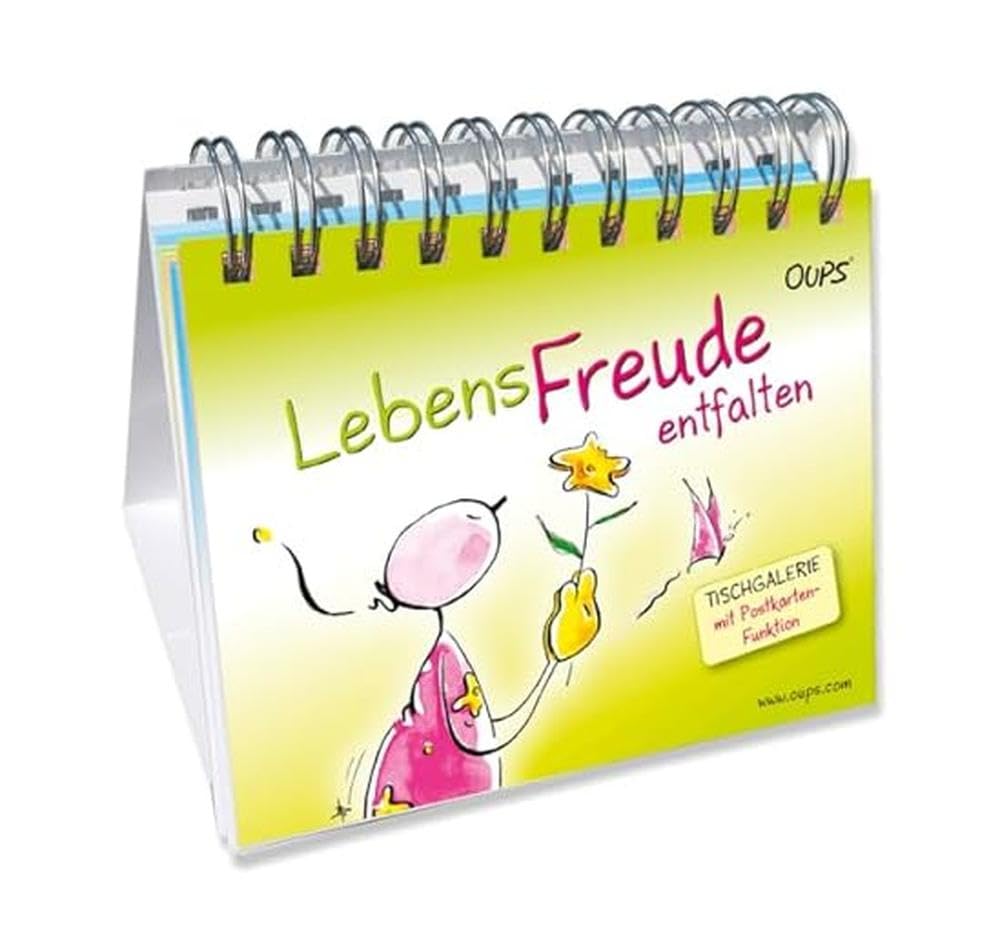 Oups Postkarten-Tischgalerie - Lebensfreude entfalten book
