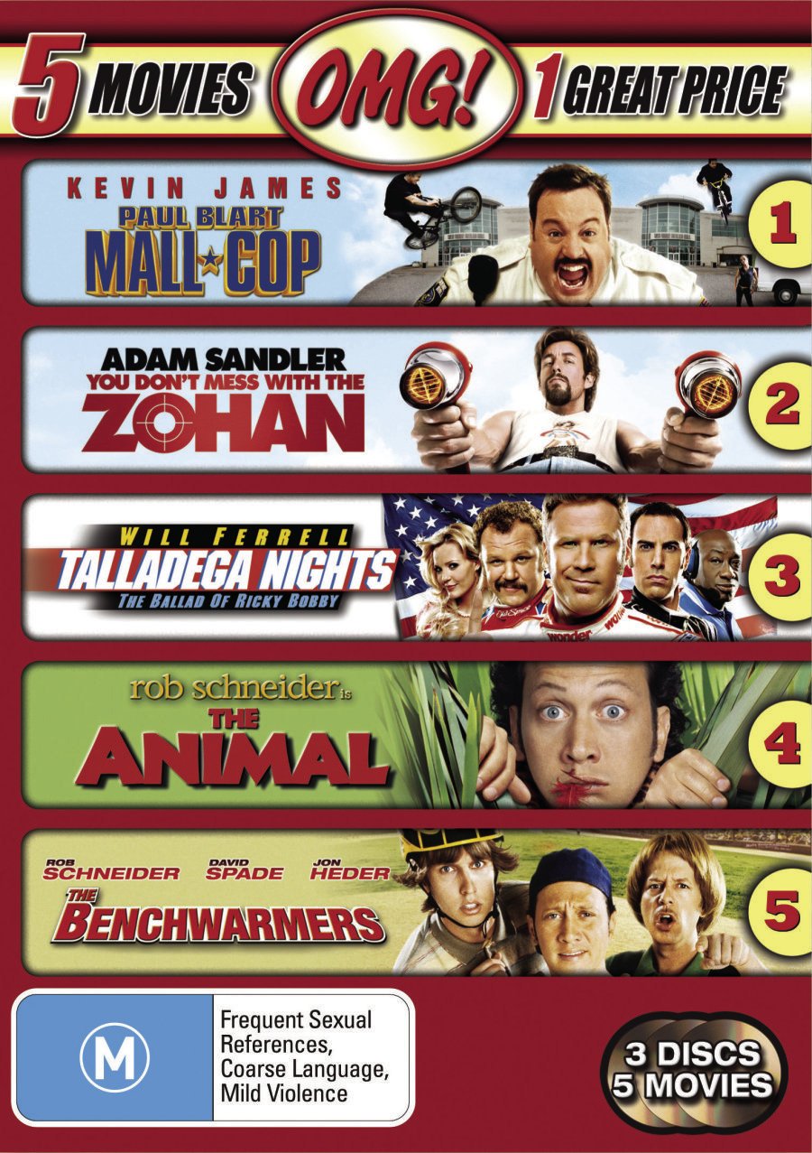 The Animal/The Benchwarmers/Paul Blart: Mall Cop/Talladega... Films