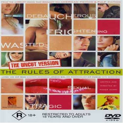 The Rules of Attraction DVD Special Uncut Version (Regions 2 and 4 PAL) dvd