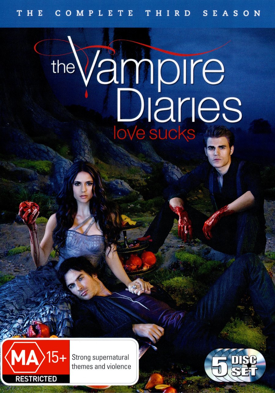 THE VAMPIRE DIARIES - LOVE SUCKS SEASON 3 (5 DVD) dvd
