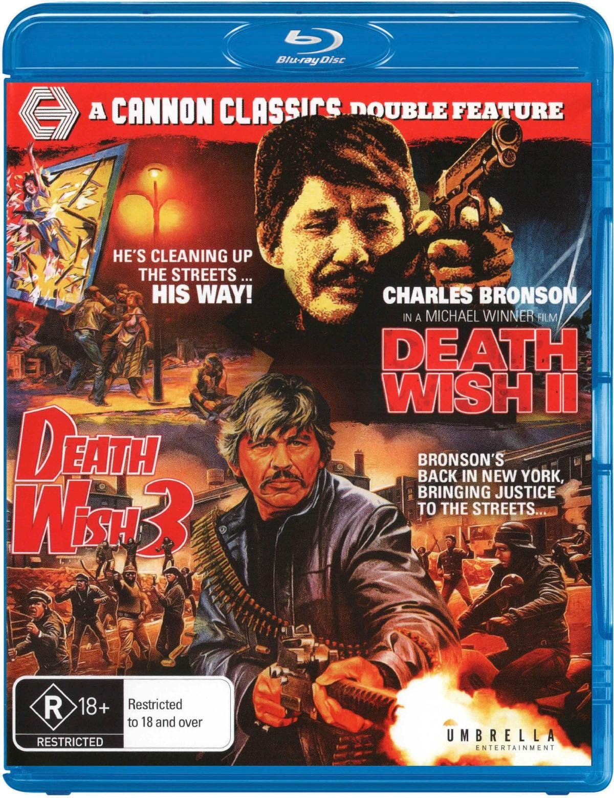 Product Image: Death Wish 2 / Death Wish 3 Blu-Ray