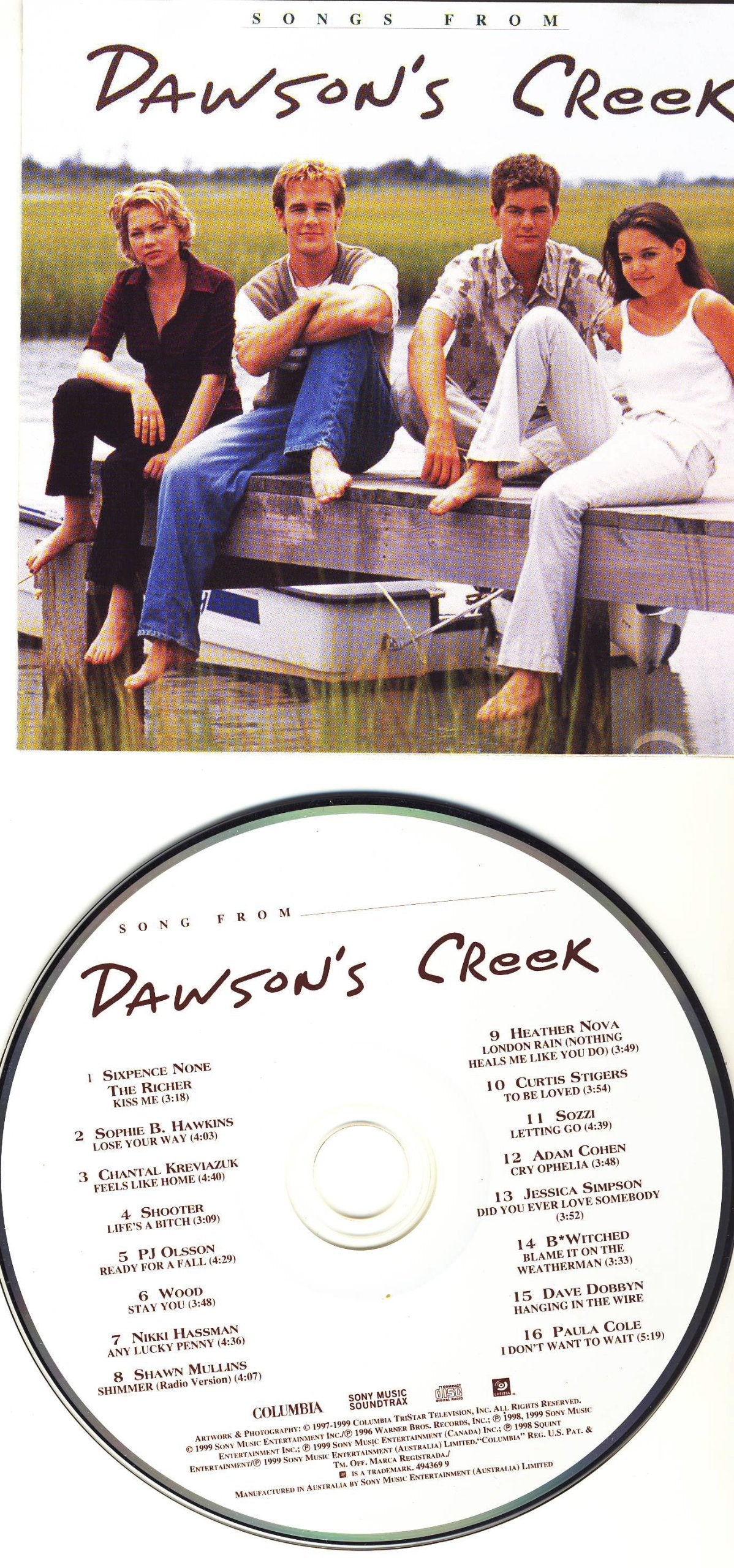 Dawson S Creek Vol.2:Songs Fro cd