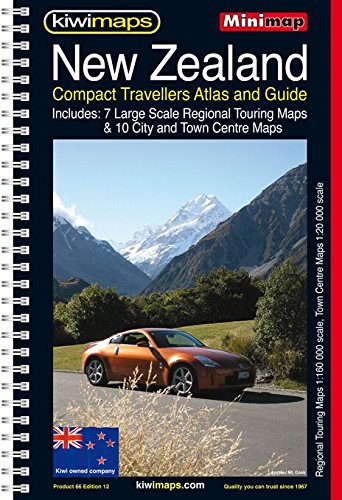 New Zealand Compact Travellers Atlas and Guide book