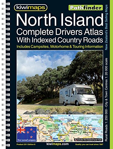 North Island Complete Drivers Atlas With Indexed Country Roads Books