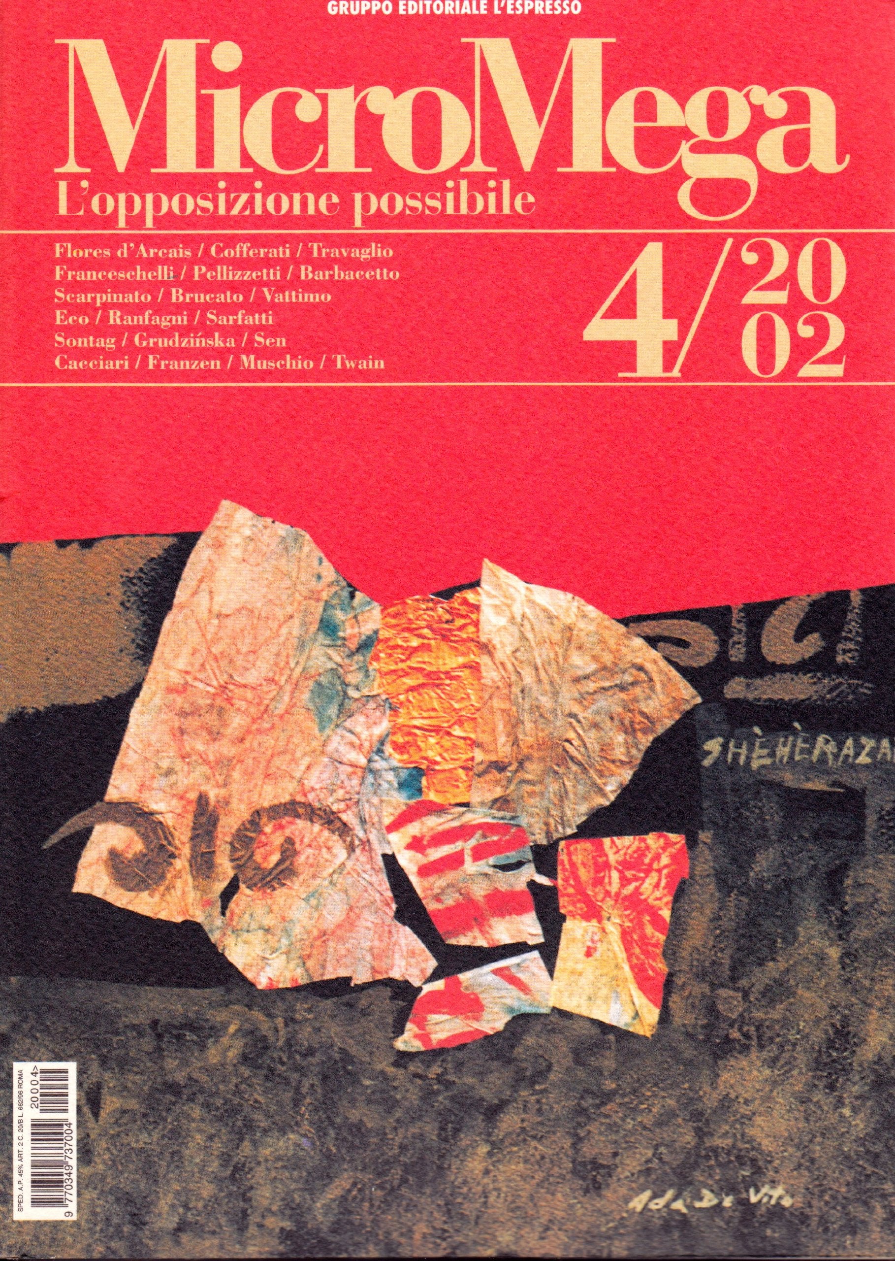 MicroMega 4/2002 - L'opposizione possibile book