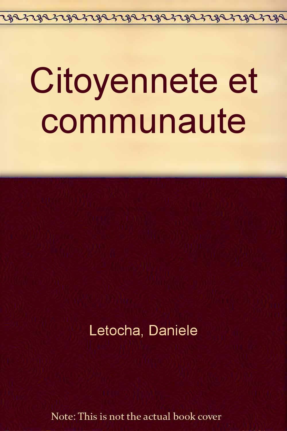 Citoyennete et communaute Books