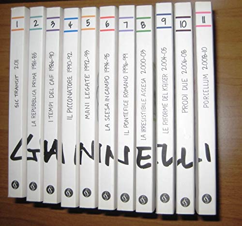 La storia sono loro opera 11 vol. SIC TRANSIT LA REPUBBLICA PRIMA I TEMPI DEL CAF IL PICCONATORE MANI LEGATE SCESA IN CAMPO PONTEFICE ROMANO IRRESISTIBILE ASCESA RIFORMA KAISER PRODI PORCELLUM book