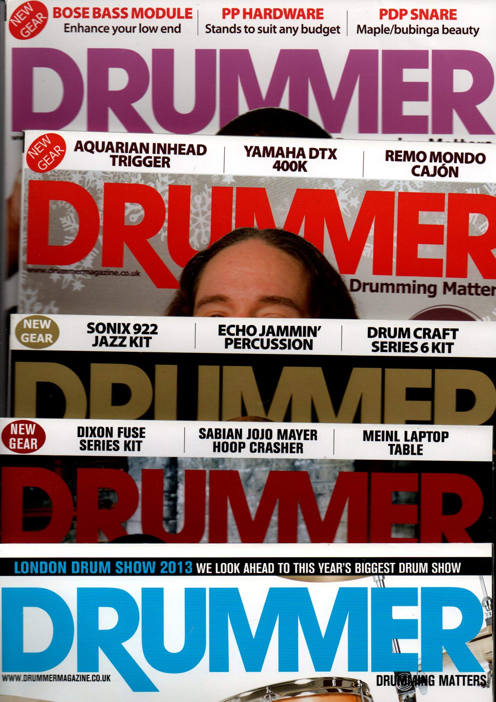 DRUMMER Magazines - Various Editions dated from 2012 to 2016 Books