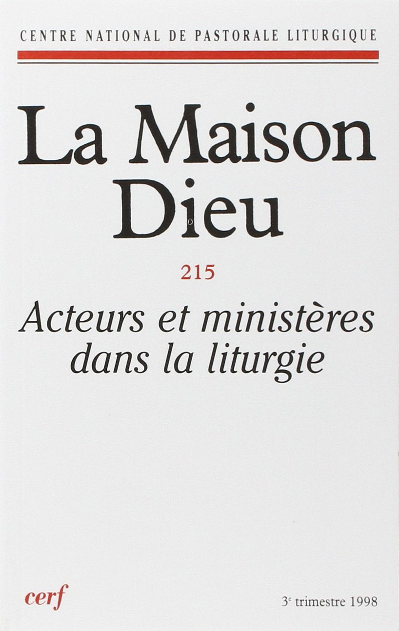 MAISON-DIEU 215 - ACTEURS MINISTÈRES Religion & Esotericism