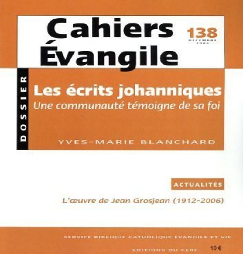 CE-138 - Les écrits johanniques Religion & Esotericism