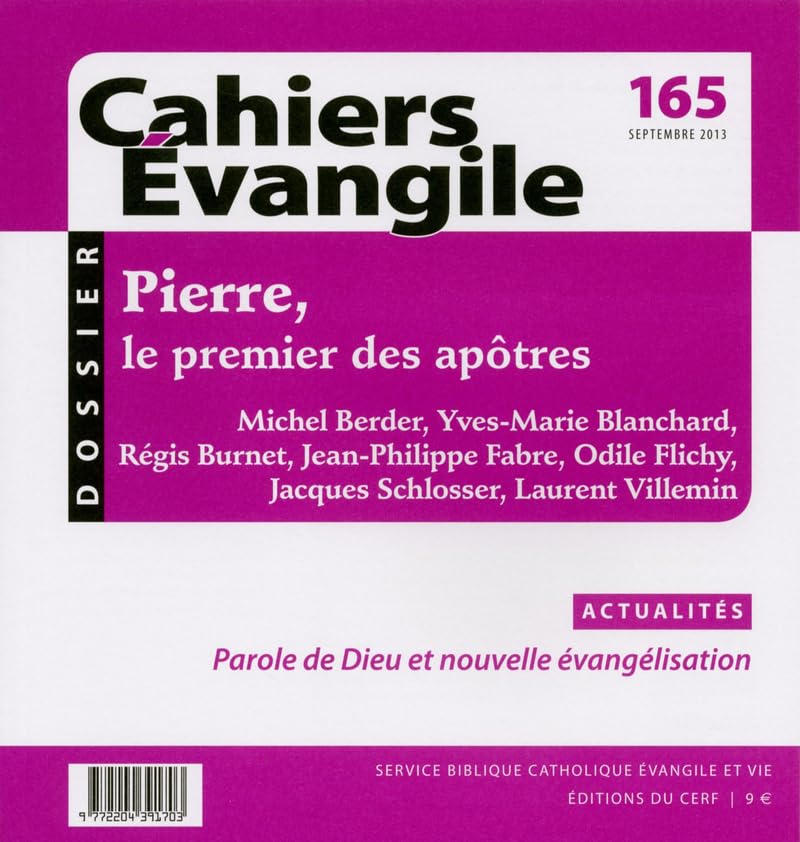 CE-165 - Pierre, le premier des apôtres book