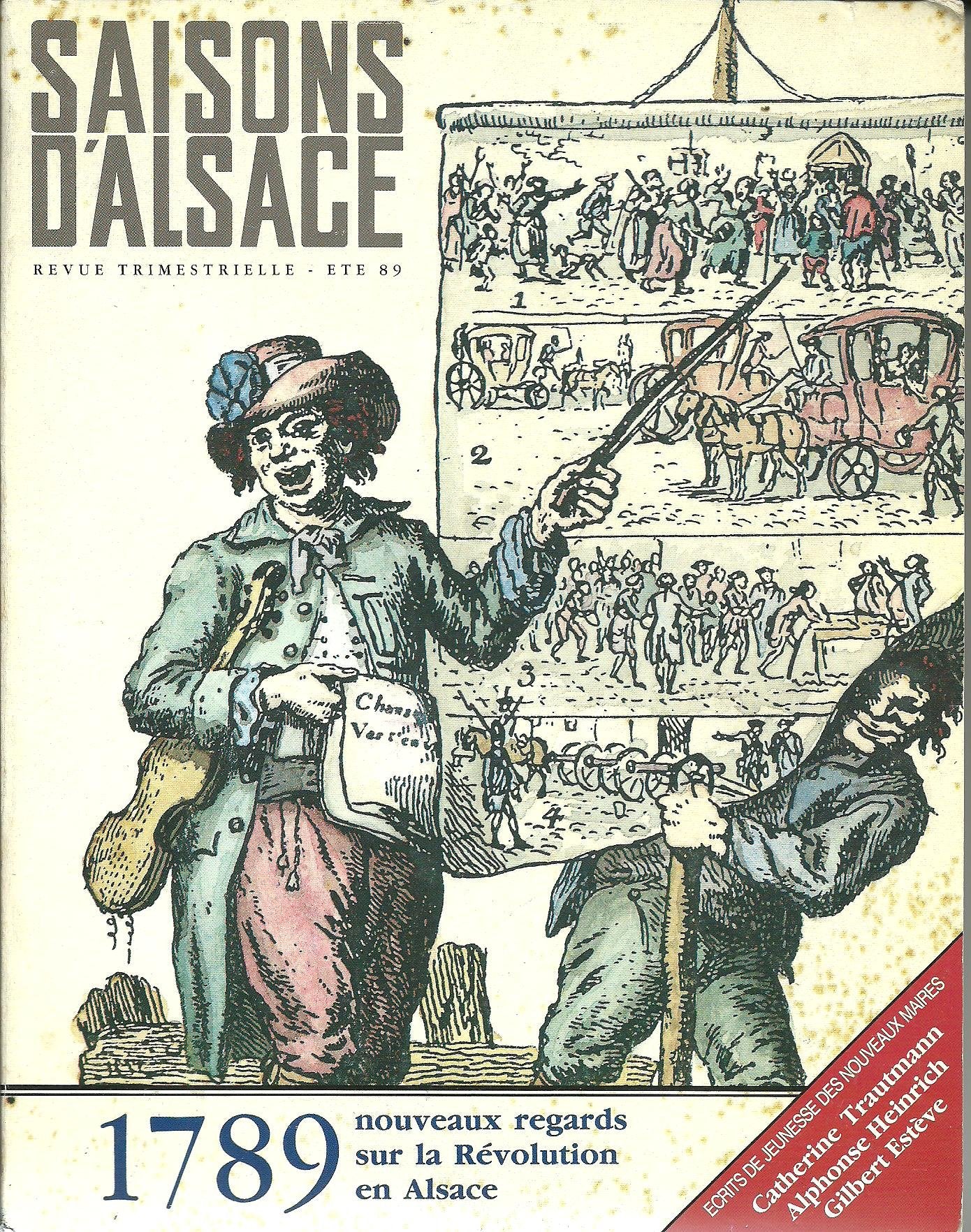 Saisons d'alsace n° 104 - 1789 nouveaux regards sur la révolution en Alsace. Books