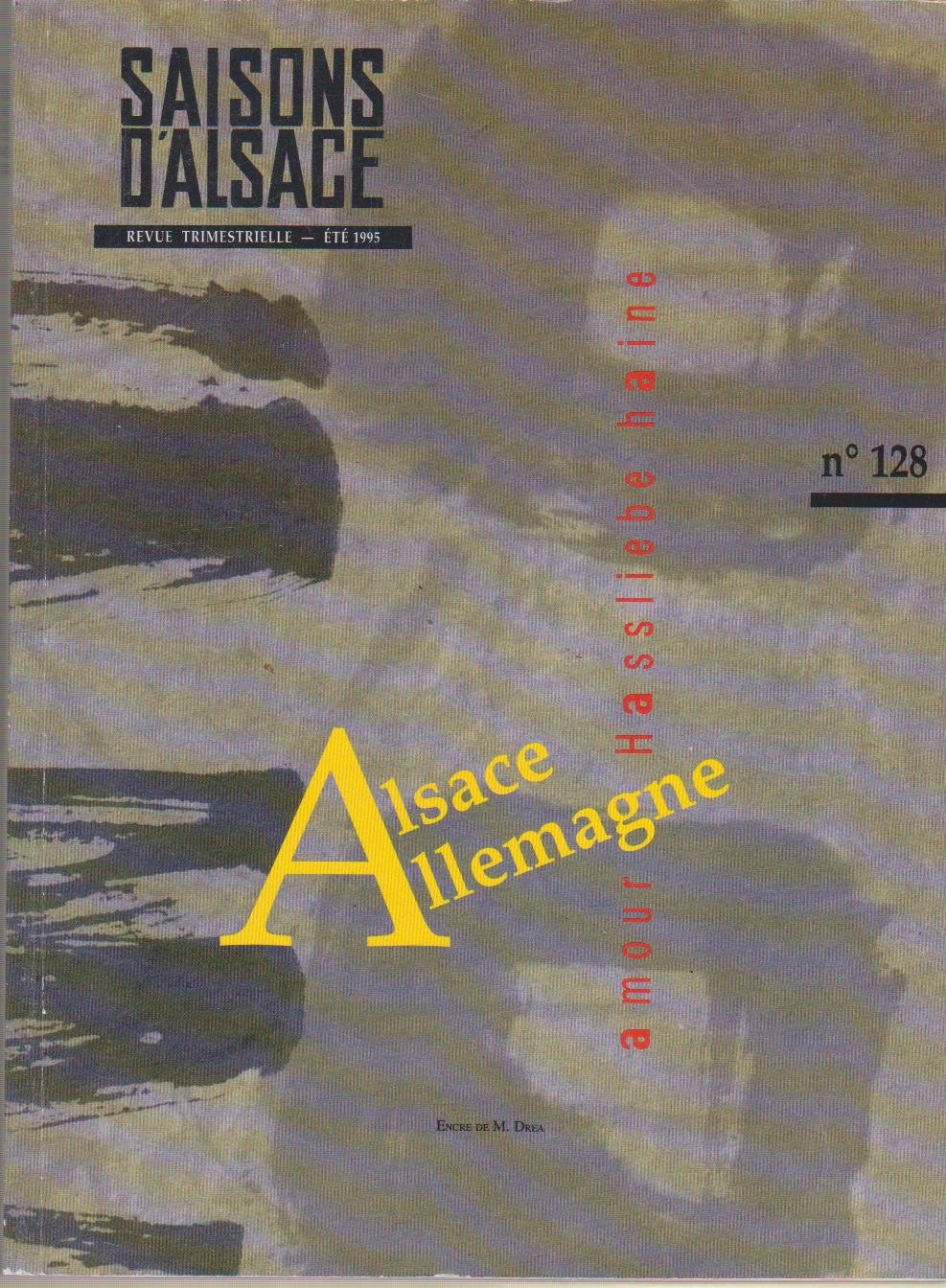 Saisons d'alsace n 128 alsace Allemagne Books