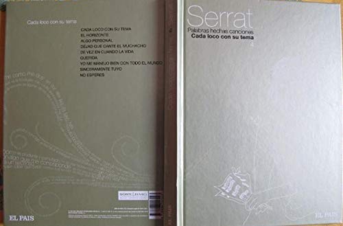 Serrat Palabras hechas canciones cada loco con su tema volumen 4 colección el pais - DISCO LIBRO CON ESPLENDIDAS ILUSTRACIONES. cd