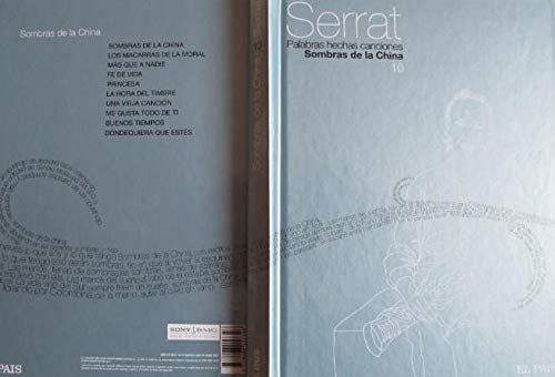 Serrat Palabras hechas canciones SOMBRAS DE LA CHINA volumen 10 colección el pais - Libro/disco Music
